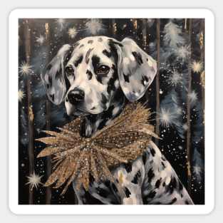 Dazzling Dalmatian Sticker